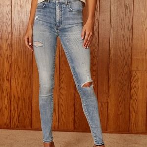 Denim forum Lola high rise skinny jeans